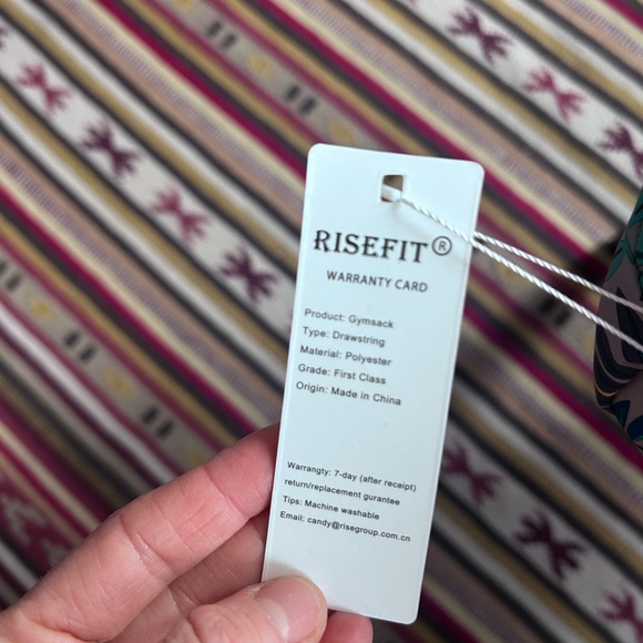 NWT RiseFit Gymsack - Picture 5 of 7